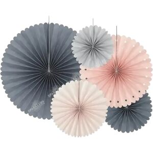 Party Deco Rosaces decoratives Elegant Bliss (5 pieces)