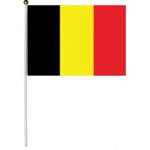 LINDER Drapeau Belgique 30x45cm avec baguette