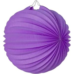 Party Pro Lampion boule de papier rond violet 20cm