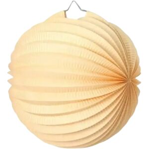 Party Pro Lampion boule de papier rond creme 30cm