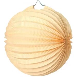 Party Pro Lampion boule de papier rond creme 20cm