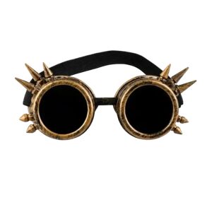 boland Lunettes Steampunk dorees avec pics