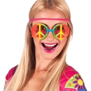 Boland Lunettes Hippie tricolore avec verres roses