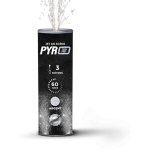 Jets de scene Pyrotech Pro 3 metres 60 secondes argent