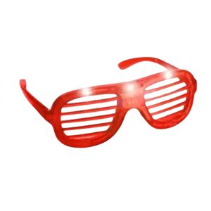 Lunettes Store a Retroeclairage LED - Rouge