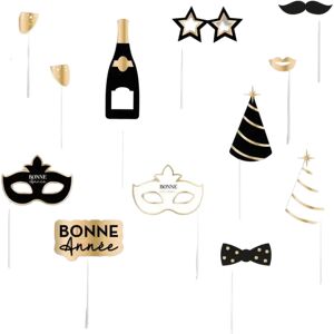 12 Accessoires pour Photobooth Nouvel An