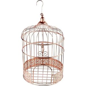 Tirelire Cage metallise Or-Rose