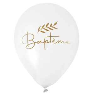 Ballon Bapteme - Lot de 6