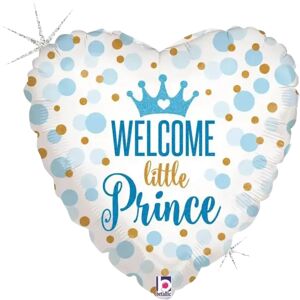 Grabo Ballon Coeur Welcome Little PRINCE 45cm