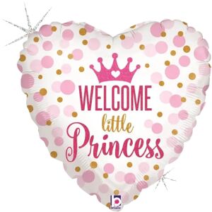 Grabo Ballon Coeur Welcome Little Princess 45cm