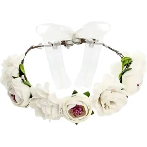 Couronne de Fleurs Blanches ø 17cm