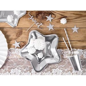 Party Deco PACK ASSIETTES ETOILES argent