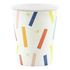 Party Deco Gobelet en papier Fantaisie mix color (Lot de 6)