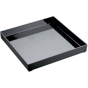 Gold Plast Plateau en plastique noir carre 30x30cm