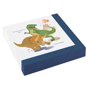 Amscan Serviette en papier Dinosaure (lot de 20)