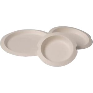 Assiette Blanche canne a Sucre ø20cm (Lot de 12)