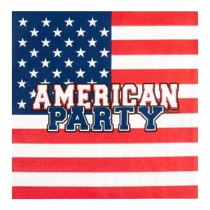 boland Serviettes American party (lot de 20)