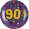 Assiette 90's - Lot de 10