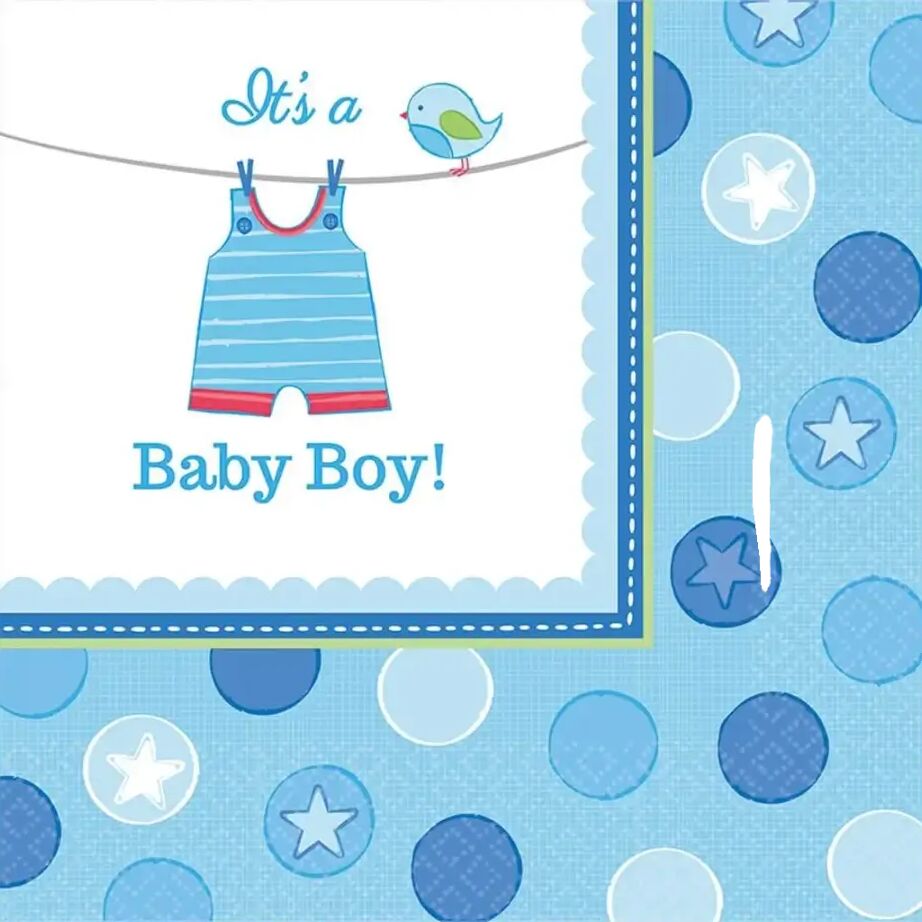 Amscan Serviette It's a Boy (lot de 16)