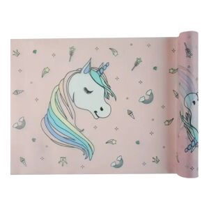 Santex Chemin de table Licorne Rose 5 metres