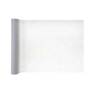 Chemin de table Plumetis blanc - 30cm x 5m