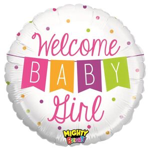Grabo Ballon Welcome Baby Girl Rond ø53cm