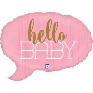 Grabo Ballon bulle rose Hello Baby 61cm