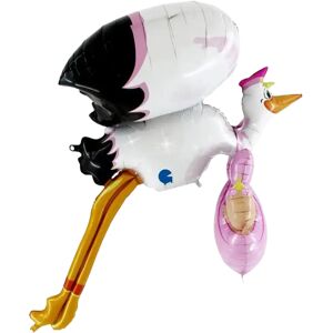 Grabo Ballon geant 3D Cigogne It's a Girl 157cm