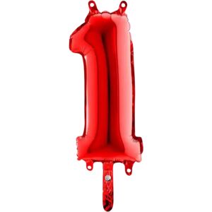 Grabo Ballon Anniversaire Chiffre 1 Rouge 36cm