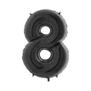 Grabo Ballon anniversaire chiffre 8 Noir 102cm