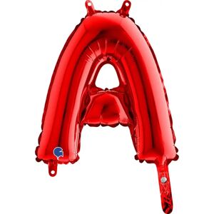 Grabo Ballon aluminium lettre A Rouge 36cm