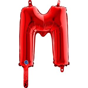 Grabo Ballon aluminium lettre M Rouge 36cm