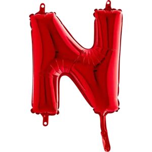 Grabo Ballon aluminium lettre N Rouge 36cm