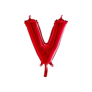 Grabo Ballon aluminium lettre V Rouge 36cm