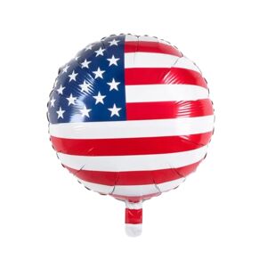 Boland Ballon Rond Aluminium Drapeau des Etats-Unis