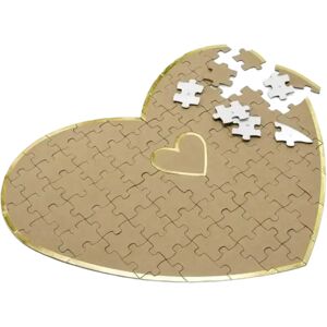 Party Deco Livre d'or - Puzzle en forme de coeur