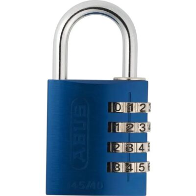 Blister de cadenas combinaison Abus Bleu 145/40 mm Unisex - Publicité Blister de cadenas combinaison Abus Bleu 145/40 mm Unisex - Publicité