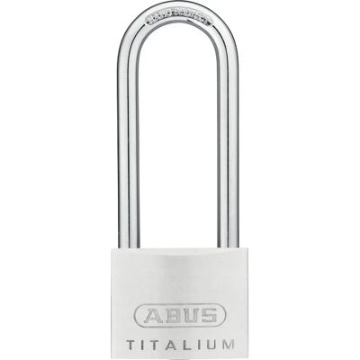 Blister de cadenas haute anse Abus 80 mm Argenté 64/50 mm Unisex - Publicité Blister de cadenas haute anse Abus 80 mm Argenté 64/50 mm Unisex - Publicité