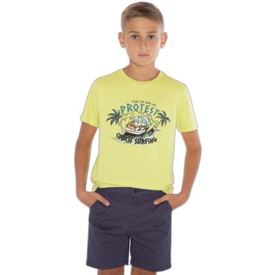 Short enfant Protest Lowell Bleu 12 ans Male - Publicité Short enfant Protest Lowell Bleu 12 ans Male - Publicité