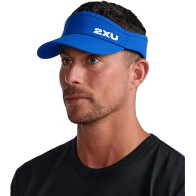 Visière 2XU Run Bleu TU Male - Publicité Visière 2XU Run Bleu TU Male - Publicité