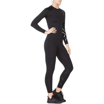 Sous maillot manches longues femme 2XU Ignition Noir M Female - Publicité Sous maillot manches longues femme 2XU Ignition Noir M Female - Publicité