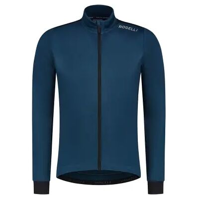 Maillot de cyclisme thermique Rogelli Marine - Chaleur d'automne - Publicité Maillot de cyclisme thermique Rogelli Marine - Chaleur d'automne - Publicité