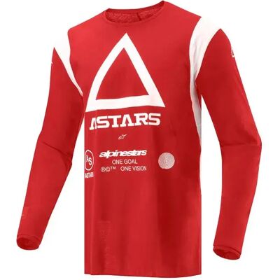 Maillot manches longues Alpinestars Techdura Rouge L Male - Publicité Maillot manches longues Alpinestars Techdura Rouge L Male - Publicité