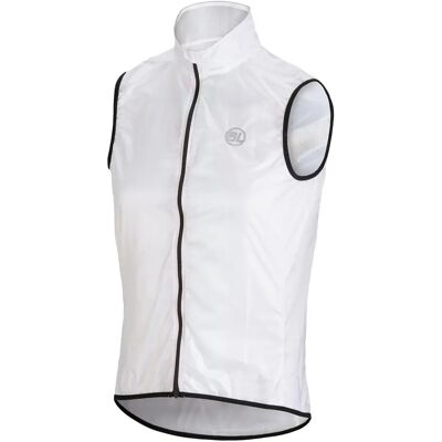 Gilet coupe-vent Bicycle Line Stelvio Blanc XL Male - Publicité Gilet coupe-vent Bicycle Line Stelvio Blanc XL Male - Publicité