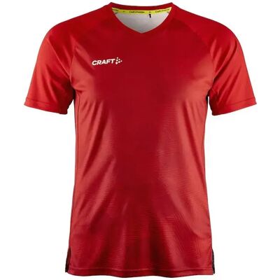 Craft Faded Jersey - Maillot de Sport pour Hommes - Rouge - Performance Élevée - Publicité Craft Faded Jersey - Maillot de Sport pour Hommes - Rouge - Performance Élevée - Publicité