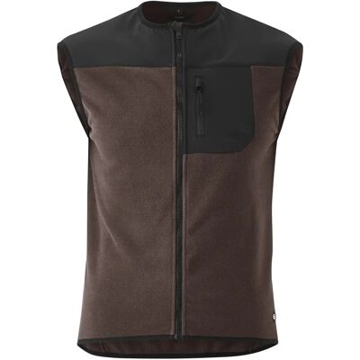 GONSO - ADVENTURE VEST FLEECE - Marron foncé - M - Vest - Publicité GONSO - ADVENTURE VEST FLEECE - Marron foncé - M - Vest - Publicité
