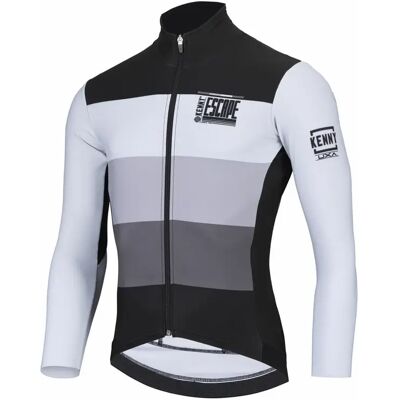 Maillot à manches longues Kenny Escape Gris S Unisex - Publicité Maillot à manches longues Kenny Escape Gris S Unisex - Publicité