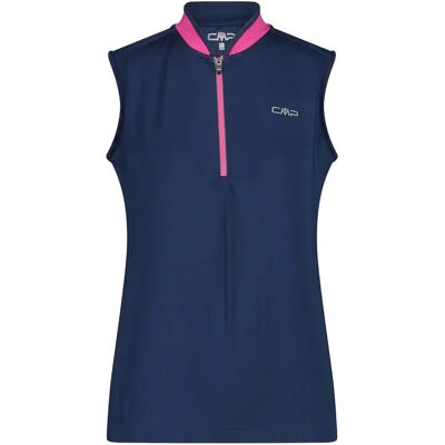 Maillot sans manches demi-zip femme CMP Bleu M Female - Publicité Maillot sans manches demi-zip femme CMP Bleu M Female - Publicité
