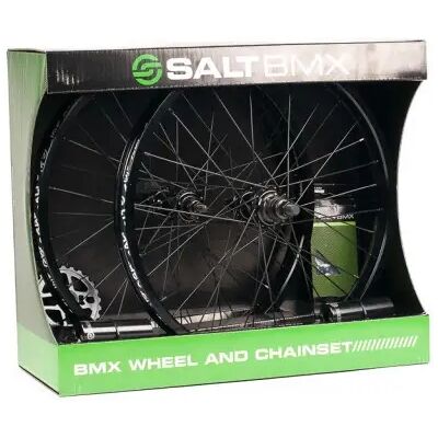 Kit Roues BMX Saltbmx - Noir, 36mm, 9 Vitesses - Publicité Kit Roues BMX Saltbmx - Noir, 36mm, 9 Vitesses - Publicité