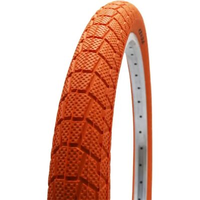 Pneu Kenda P2r - Bande diamantée - Freestyle 20" - Orange - Publicité Pneu Kenda P2r - Bande diamantée - Freestyle 20" - Orange - Publicité